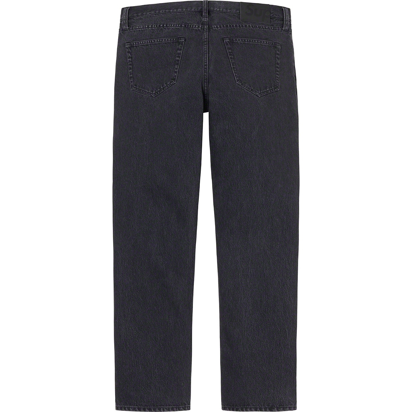Stone Washed Black Slim Jean view 5